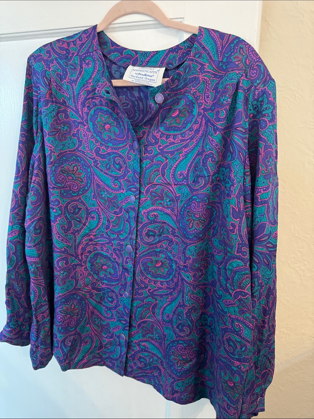 VTG Country Sophisticates by Pendleton Blouse